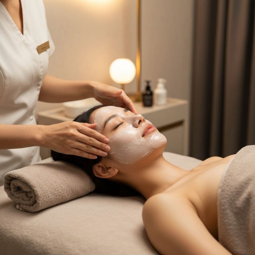العناية بالبشرة بعد جلسة المساج 